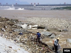 Tercemarnya Sungai Yangtse di China timur mengancam kebutuhan air jutaan penduduk, termasuk warga Shanghai (foto: dok).