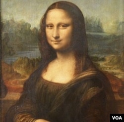 Lukisan karya Leonardo da Vinci paling terkenal, Mona Lisa, yang kini disimpan di Museum Louvre, Paris.