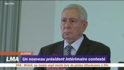Un nouveau président intérimaire contesté