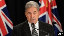 윈스턴 피터스 뉴질랜드 외무장관.