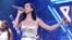 Katy Perry performs at her iHeartRadio "Prism" album release party at the new iHeartRadio Theatre on Oct. 22, 2013, in Burbank, Calif. 