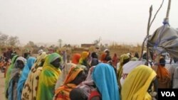 Salah satu kamp pengungsi di Darfur.
