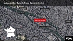 រូបភាព​ផែនទី​បង្ហាញ​ទីតាំង​ដែល​ការវាយ​ប្រហារ​បាន​កើត​ឡើង។