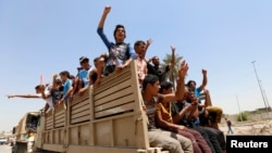 Ko'ngillilar Iroq armiyasiga qo'shilayapti.