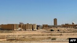 نمای بیرونی پایگاه الاسد در ولایت انبار عراق