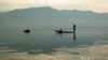 A fisherman on Burma's Inle Lake.