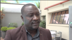 Sam Wadzai says his organization is for the country’s 21-day lockdown. (Columbus Mavhunga/VOA)