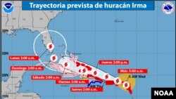 توفان ایرما تا روز یکشنبه به سواحل فلوریدا خواهد رسید
