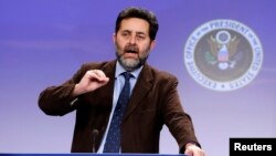 European Union chief negotiator Ignacio Garcia Bercero during second round of EU-US trade negotiations for Transatlantic Trade and Investment Partnership, Brussels, Nov. 15, 2013.