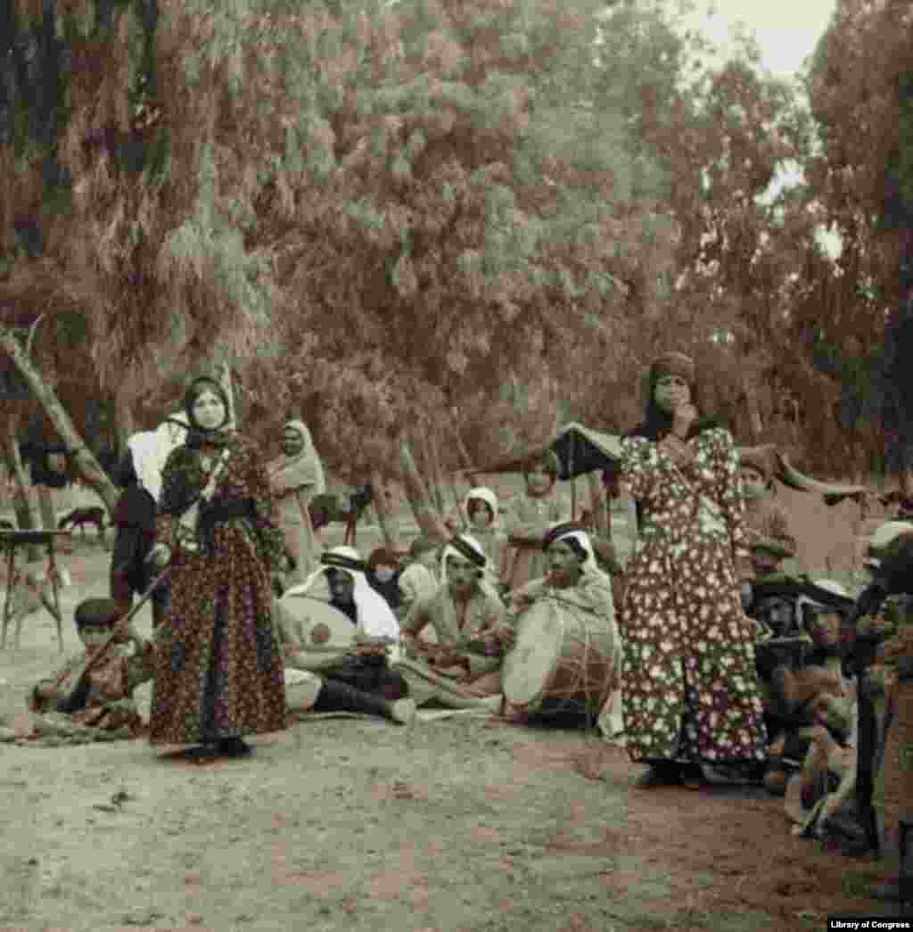 Dom in Damascus garden, date unknown.