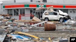 In Sendai, Japan the sea port and airport have been destroyed and no trains are running through any of its rail stations