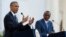 President Barack Obama speaks during a news conference with Kenyan President Uhuru Kenyatta at the State House in Nairobi, Kenya, July 25, 2015.