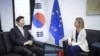 한국-EU 외교장관 "북핵 포기 모든 수단 강구"