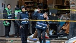 Policija na mestu napada kod jevrejske prodavnice u Džersi Sitiju, 11. decembra 2019.