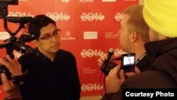 Muhammad 'Kimo' Stamboel di acara Red Carpet film "Killers" (Dok: Vena Annisa)