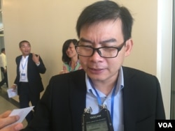 រូបឯកសារ៖ លោក​ ​ឈាង វណ្ណារិទ្ធ​ ​នាយក​វិទ្យាស្ថាន​ខ្មែរ​សម្រាប់​ការ​សិក្សា​យុទ្ធសាស្រ្ត​ (ហ៊ុល រស្មី/VOA)