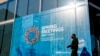 Gedung Dana Moneter Internasional (IMF) di Washington, D.C., 5 April 2021. (AP Photo/Andrew Harnik)