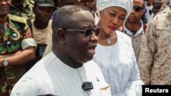 Le président sierra-léonais Julius Maada Bio