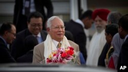 PM Malaysia Najib Razak saat melakukan kunjungan kenegaraan di New Delhi, India, 31 Maret 2017. (Foto: dok)