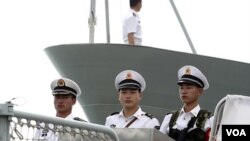 Pasukan angkatan Laut Tiongkok mengaku melakukan latihan militer rutin di Laut Cina selatan.