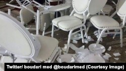 Une bagarre générale a éclaté à l'ouverture du congrès d'un des principaux partis marocains, l'Istiqlal, à Rabat, 29 septembre 2017. (Twitter/ boudari med‏ @boudarimed)