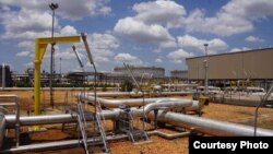 បំពង់​ប្រេង​​នៅ​ប្រទេស​ស៊ូដង់​ខាងត្បូង។