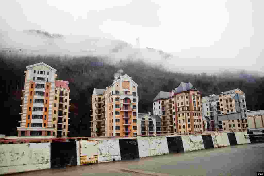 Russians hope that their world-class ski resorts will become part of the legacy of the Olympics. (V. Undritz for VOA)