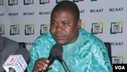 Paul Hounkpè, nouveau secrétaire exécutif au plan nation des FCBE, le 29 septembre 2019. (VOA/Bureau FCBE)