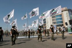 رژه نیروهای حشدالشعبی در بغداد (آرشیو)