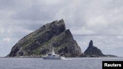 지난달 일본명 센카쿠, 중국명 댜오위다오 인근 해역에 출동한 일본 감시선.