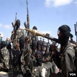 Kelompok militan Al-Shabab di Somalia, yang diduga mempunyai hubungan dengan terdakwa Mohamed Geele.