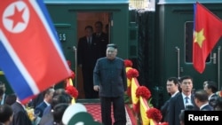 金正恩2019年2月26日抵达越南（路透社）