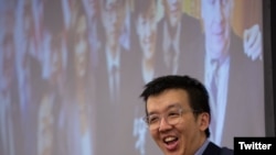 American activist Samuel Chu, one of six activists reportedly included in arrest warrants issued by Hong Kong Police under Hong Kong's new national security law. (Photo: Samuel Chu Twitter)