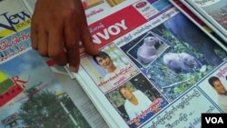 Kelompok 'Reporter without Borders' memuji peningkatan kebebasan pers di Burma (foto: dok). 