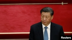 中国领导人习近平在北京人大会堂举行的全国政协会议开幕式上。（2023年3月4日）