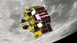 This artist's illustration depicts the Japanese Space Agency (JAXA) spacecraft called the Smart Lander for Investigating the Moon (SLIM). (Image Credit: JAXA)