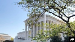 The Supreme Court is shown on April 6, 2020 in Washington. 