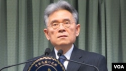台湾外交部次长柯森耀（美国之音张永泰拍摄） 