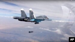 روسیه د بشارالاسد د رژیم پر ضد جګړه مارانو بریدونه کوي