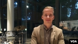 Olli Soikkeli seen in photo taken at the Finnish Embassy in June 2019. (VOA/N.Liu)