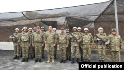 Ilham Əliyev cəbhə xəttində