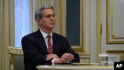 Scott Bessent, američki ministar finansija, prisustvuje sastanku u Kijevu, Ukrajina, 12. februara 2025.