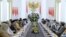 Presiden Joko Widodo menerima kunjungan Majelis Tinggi Perdamaian Afghanistan yang dipimpin langsung ketuanya Mohammad Karim Khalili di Istana Bogor, Selasa, 21 November 2017. (Foto courtesy: Biro Pers Kepresidenan RI)