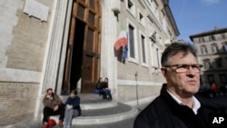 Peter Saunders, a British advocate for survivors, in Rome, Feb. 6, 2016. Pope Francis’ sex abuse advisory committee voted Saturday to temporarily sideline Saunders, who had clashed with the commission.