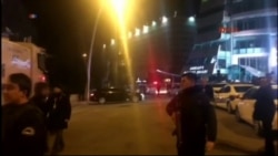 Emergency Vehicles Respond to Scene of Russian Ambassador Shooting