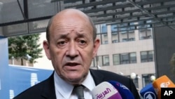 French Foreign Minister Jean-Yves Le Drian