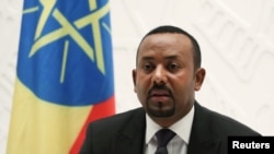 Le Premier ministre éthiopien Abiy Ahmed, à son bureau d'Addis-Abeba, en Éthiopie, le 1er août 2019. REUTERS / Tiksa Negeri