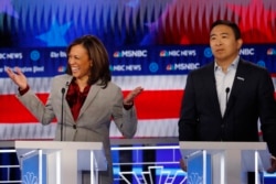 Kamala Harris va Endryu Yang