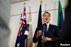 资料照：澳大利亚国防部长理查德·马尔斯（Richard Marles）