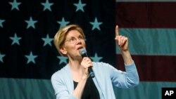 Senator dan kandidat presiden dari Partai Demokrat AS, Elizabeth Warren. (Foto: dok).